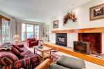 Open and spacious living room in a one bedroom North Keystone Condo